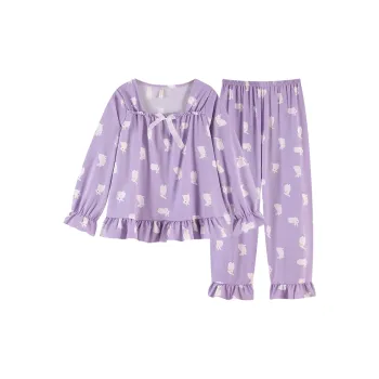 Maultiay Pajama Set Women's Purple