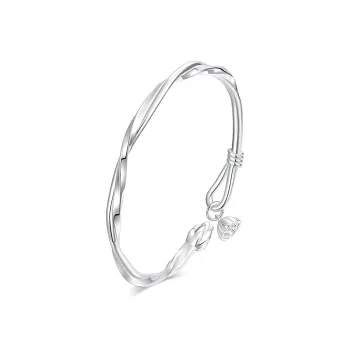 KADER 999 Fine Silver Sterling Silver Bracelets Women's Silver