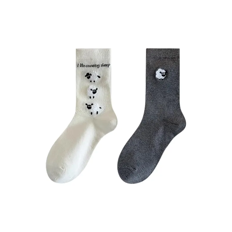 Mid Calf Socks Women's Combo Set-13