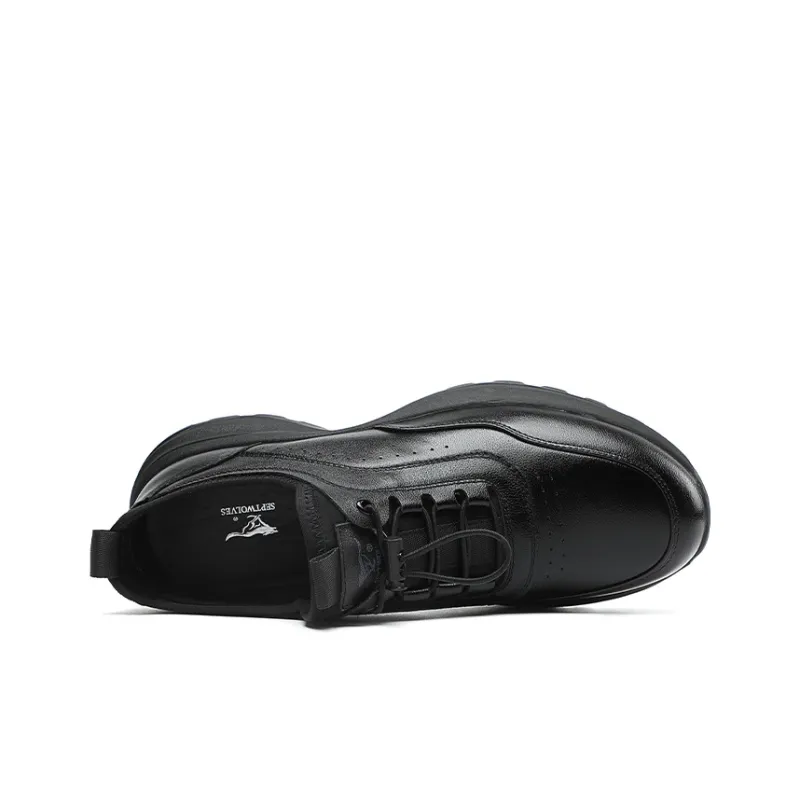 SEPTWOLVES Casual Shoes Men's Black HD-2