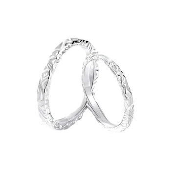 ZHOUBAIFU 999 Fine Silver Rings Unisex
