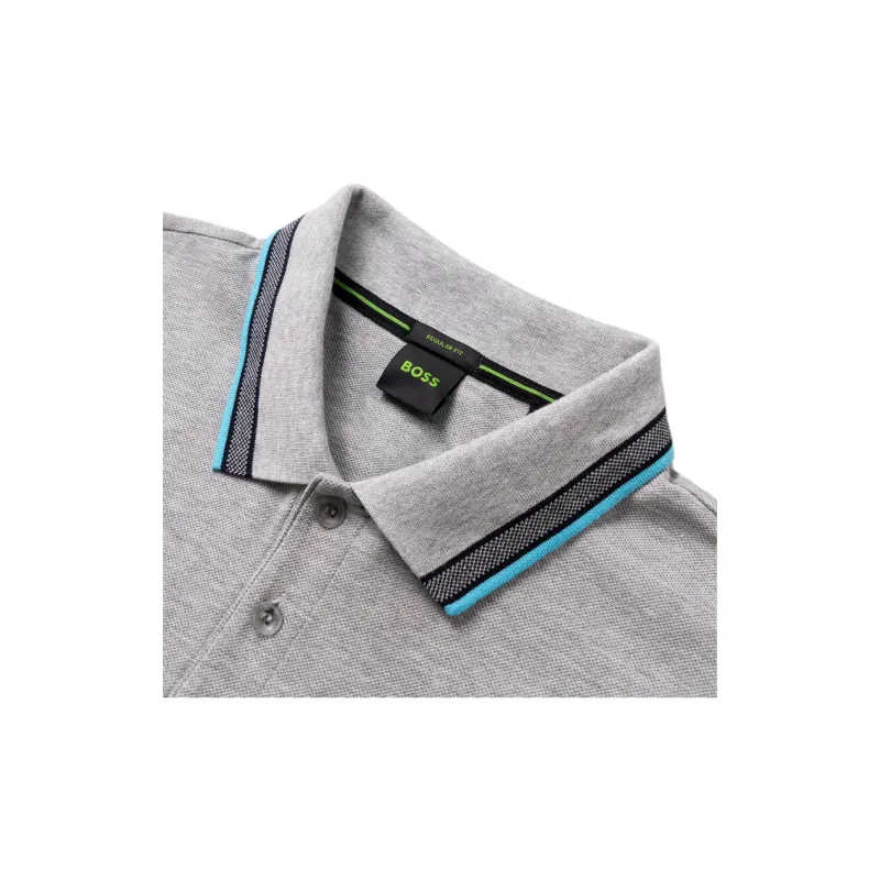 HUGO BOSS Polo Shirts Men Gray-2