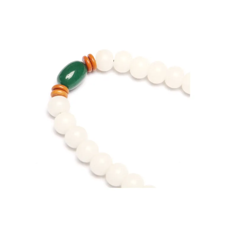LINKY Laboratory White Jade Bodhi Bracelets Unisex-4