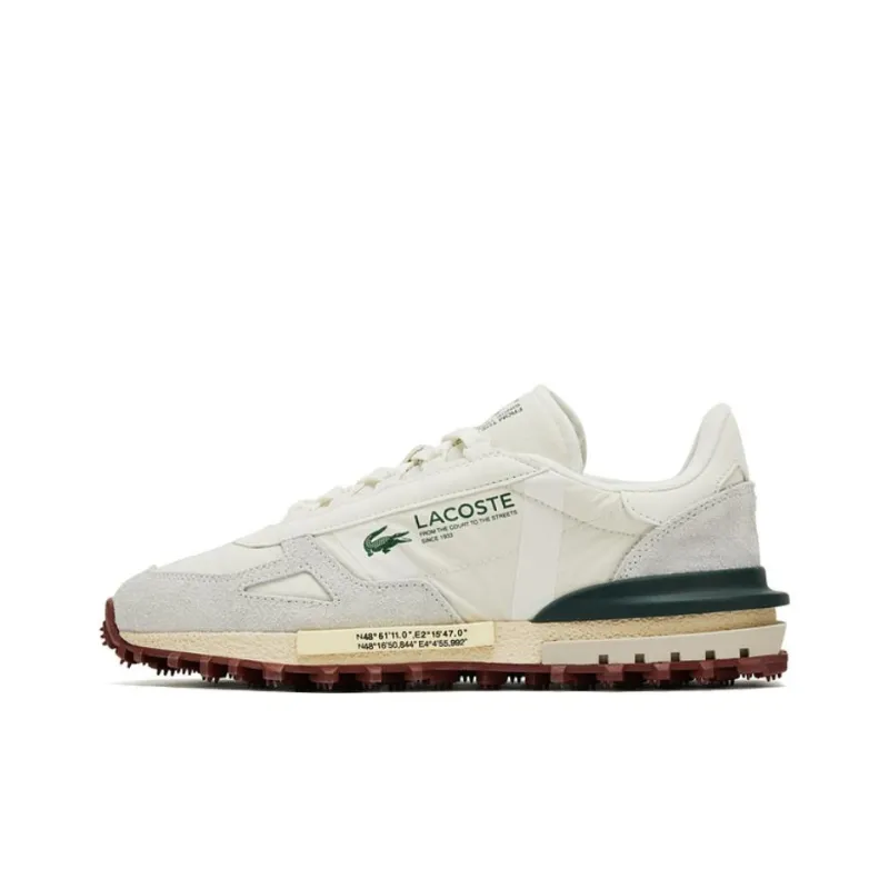 LACOSTE Low Top Casual Shoes Men's White Green-0