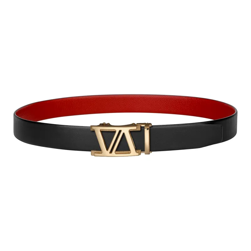 Jaylen Oos Top Grain Cow Leather Leather Belts Men's 3.5cm-12