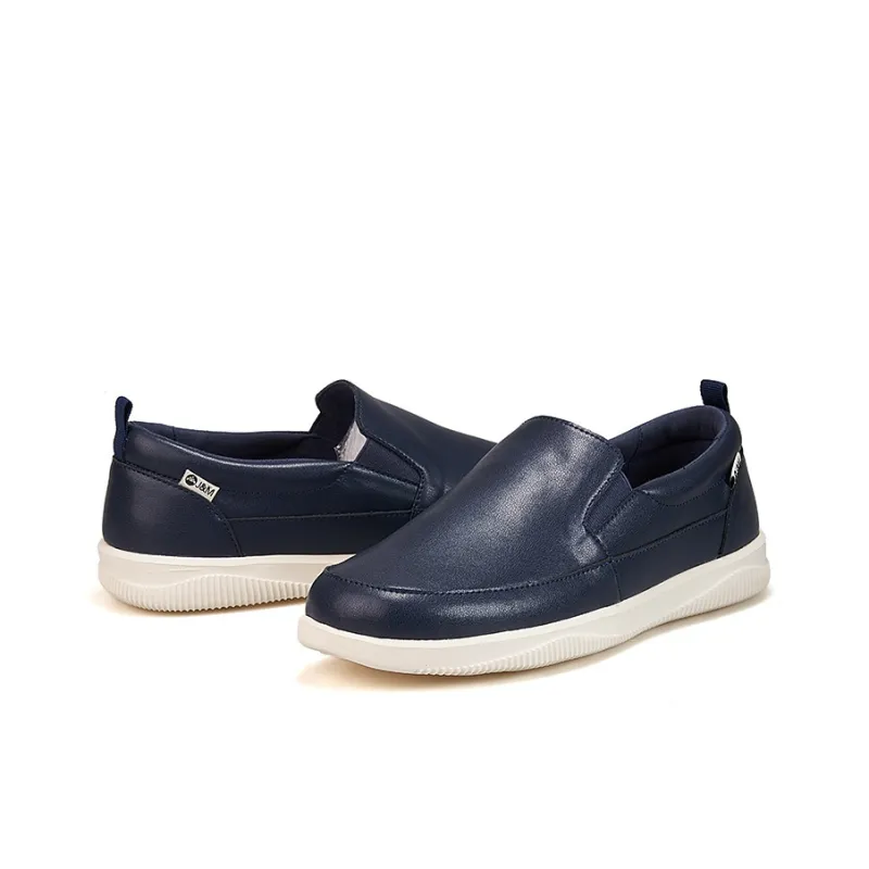 Joy&Mario Men's Casual Shoes Men Low Top Black/Dark Blue/Light Gray-8
