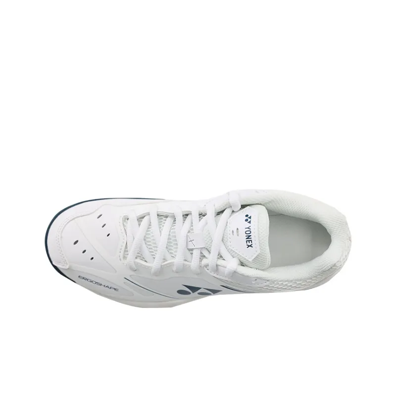 YONEX Cushioning Anti Slip And Wear Resistant Breathable Coverage Support Low Top Badminton Shoes Unisex White-2