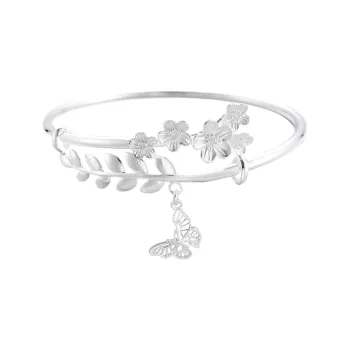 CHINA GOLD 999 Fine Silver Bangles Women's