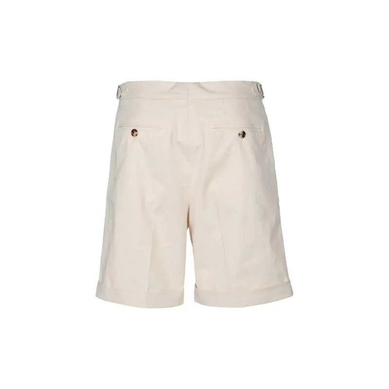 Brunello Cucinelli Garment Dyed Gabardine Bermuda Shorts-1