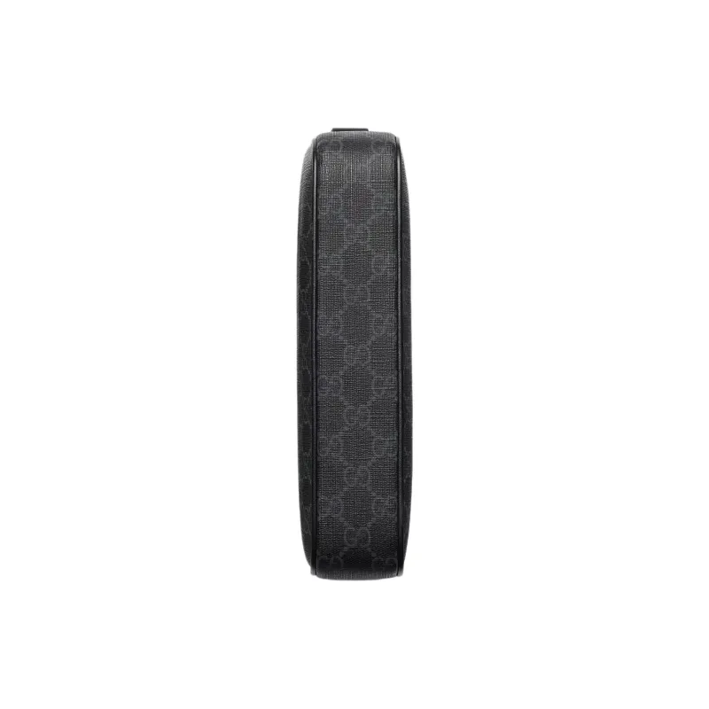 GUCCI GG Supreme Canvas Clutch Men's Black-4