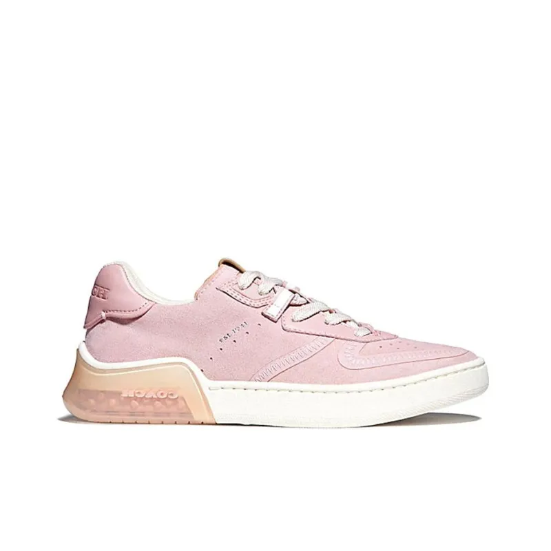 COACH Court CitySole Cushioned Anti-Slip And Wear-Resistant Lightweight Low-Top Casual Shoes Women's Pink-1