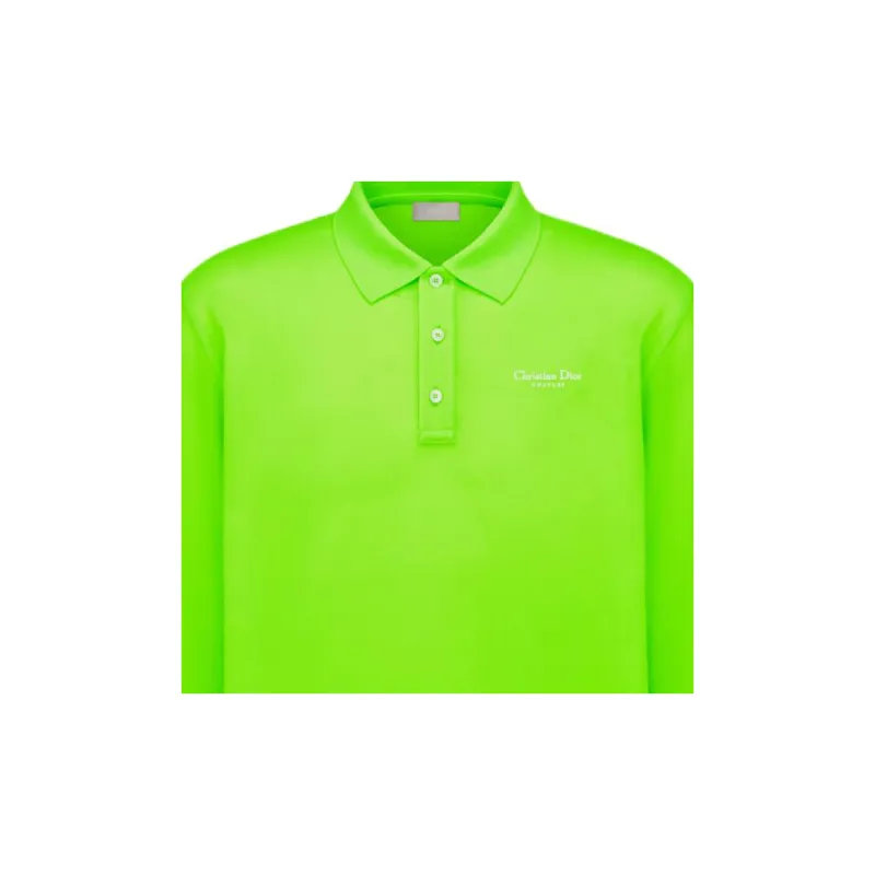 DIOR Polo Shirt Men's Neon Green-6