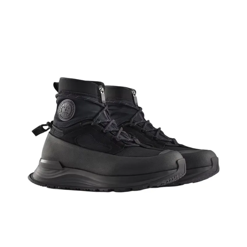Canada Goose Glacier Trail High Top Casual Shoes Women's Black-1
