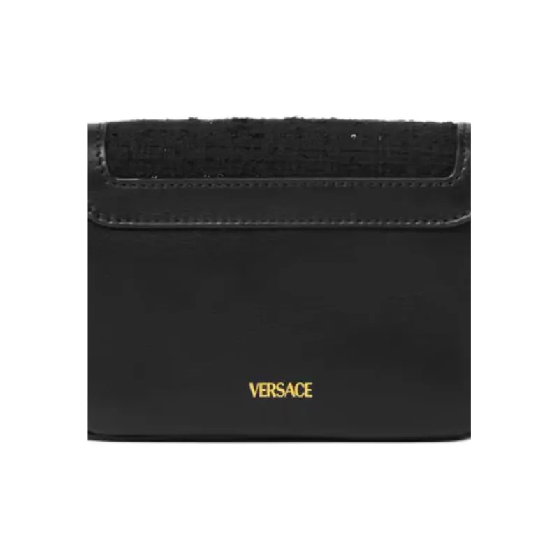 FANSIZHE Gianni Leather Crossbody Bag Shoulder Bag Small Size Kids' Black-3