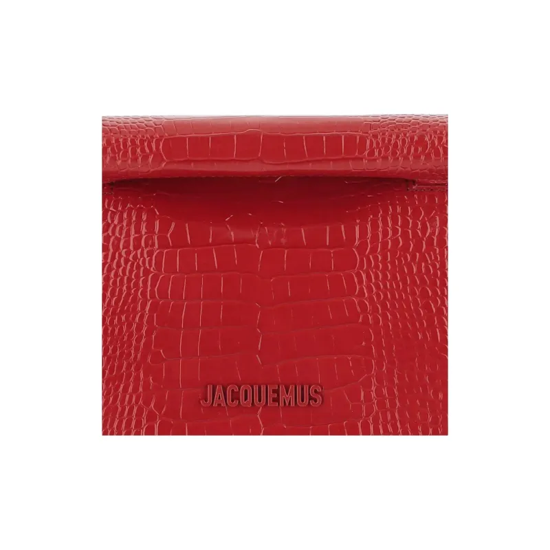 Jacquemus Leather Clutch Women's Red-3