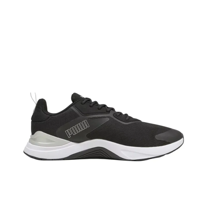 PUMA Infusion Anti-Slip Wear-Resistant Low-Top Training Shoes Men's Black White-1