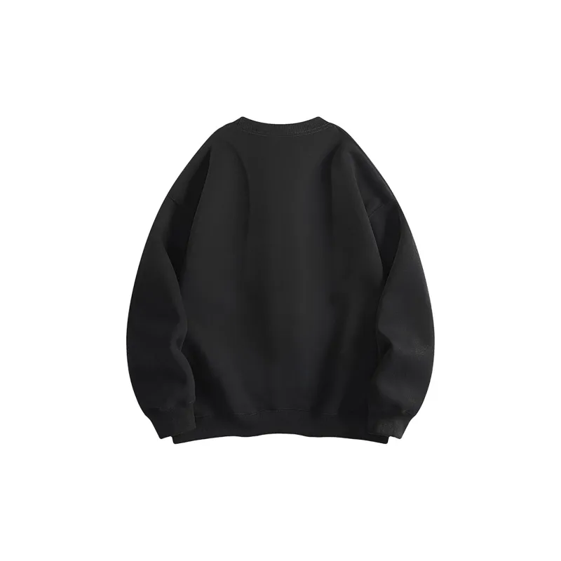 JINBEILE Sweatshirt Unisex White Heather Gray-3