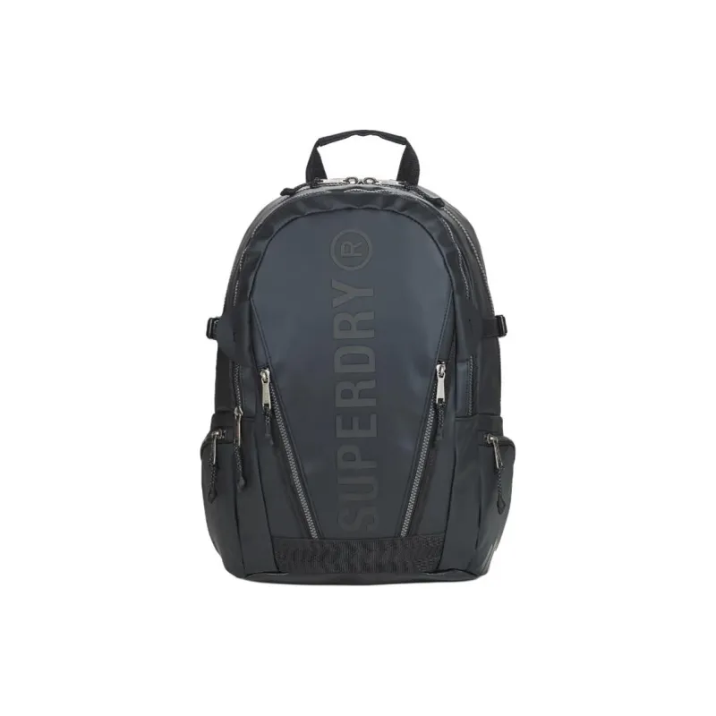 SUPERDRY Fabric Backpack Tubas Unisex Black-0