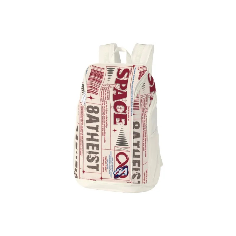 8atheist Polyester Backpack Basketball Backpack Unisex Beige-1