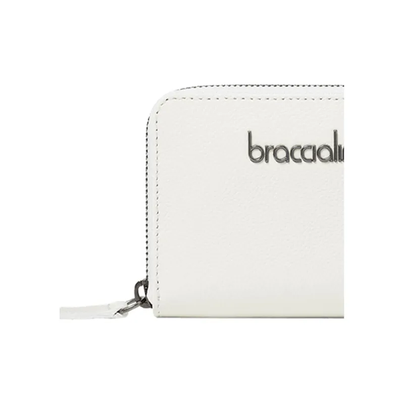Braccialini PU Coin Purses Wallets Women's White-4