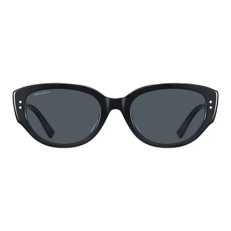 MUJOSH Plate And Metal Cat Eye Corrective Facial Shape Sunglasses With Photochromic Lenses Unisex-1