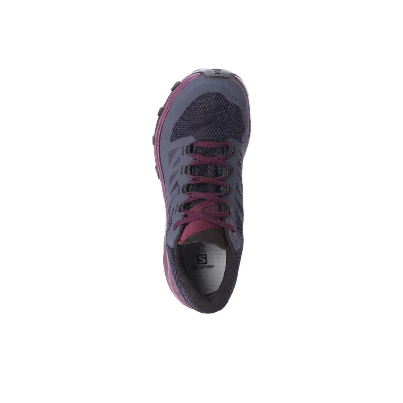 SALOMON OUTLINE Anti Slip Wear Resistant Low Top Hiking Shoes Women's Gray Purple-3