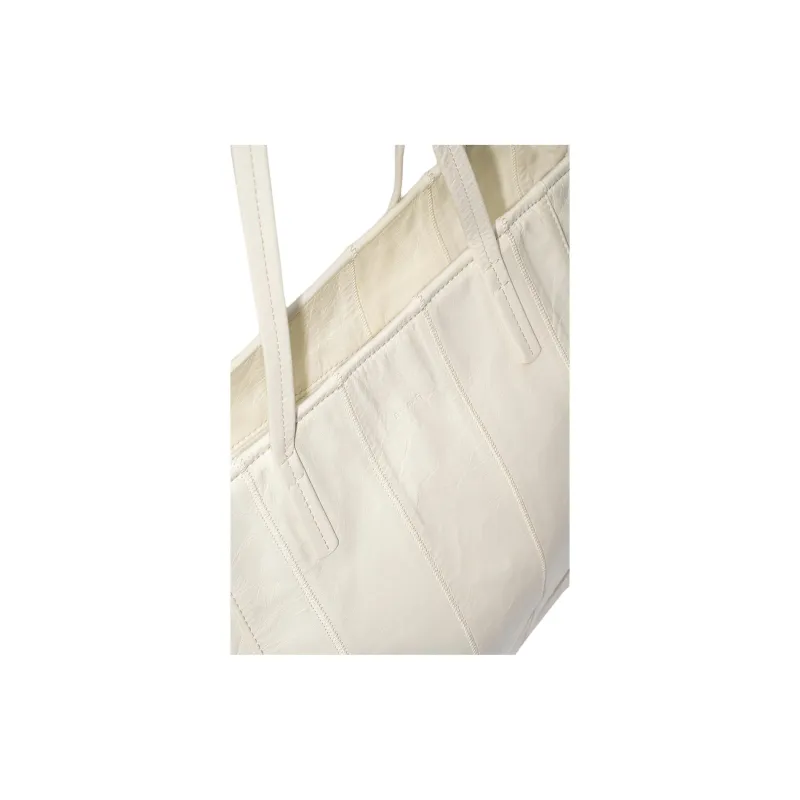 By Far Lambskin Tote Bag, Shopping Bag, Handbag, Shoulder Bag Women's Lime Gray-3