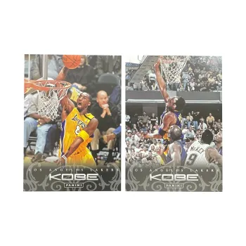 PANINI 2012 Lakers Kobe Bryant No. 34+No. 68 Yellow Purple Gold Home/Away Total 2 Pieces Sports Cards 2 Pcs