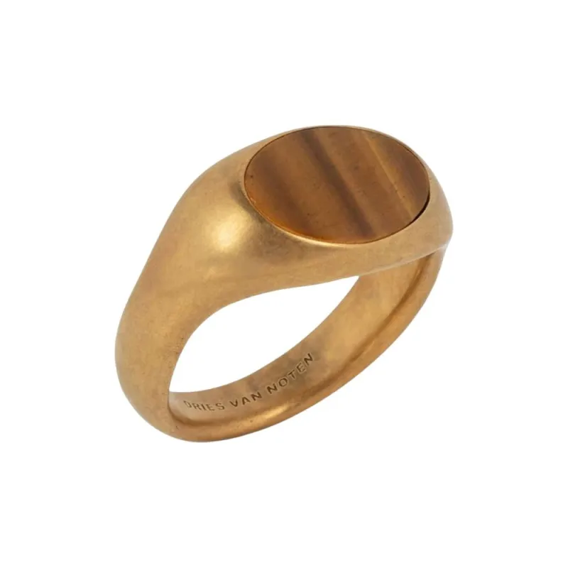 DRIES VAN NOTEN Stone Signet Ring-1