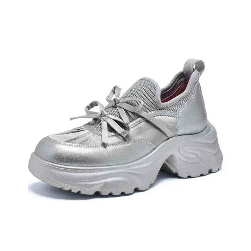 AGSDON Low Top Chunky Sneakers 6cm Women's-1