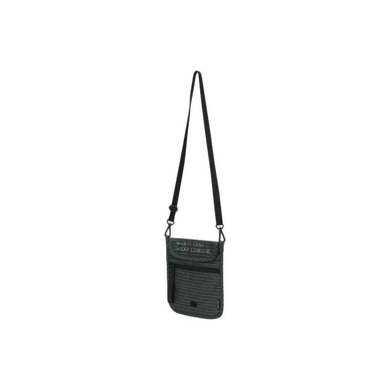 KOLON SPORT Nylon Crossbody Bag, Shoulder Bag Mini Unisex Forest Green-0