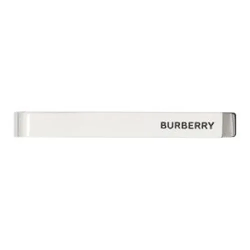 Burberry Brass, Palladium Plated, Enamel Accessories Men's Silver