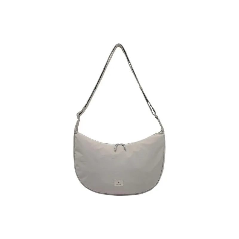 Snow Peak Nylon Portable Crossbody Bag Shoulder Bag Unisex Dusty Gray-0