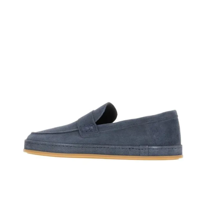 HOGAN Round Toe Slip On Loafers-3