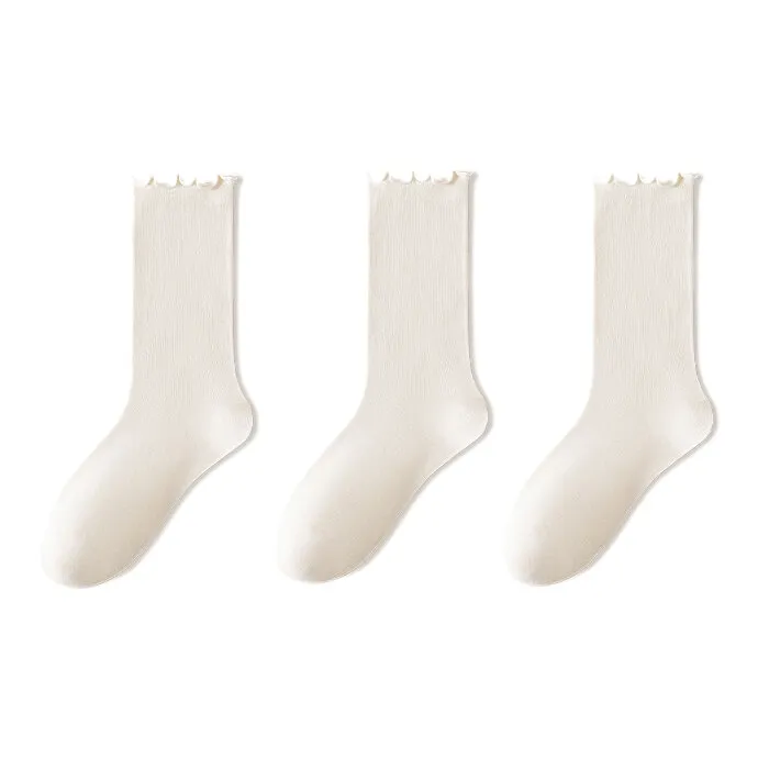 Cotton Gene Mid Calf Socks Women's 3 Pack-10