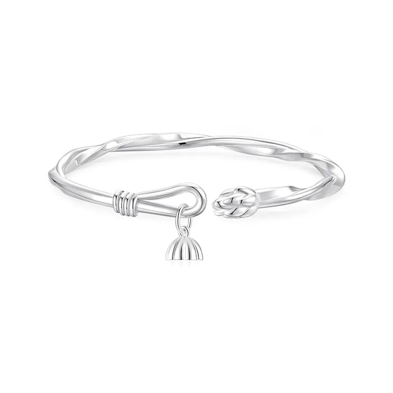KADER 999 Fine Silver Sterling Silver Bracelets Women's Silver-1