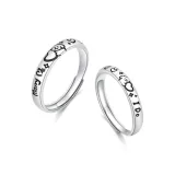 Puppies Snuggling Couple Rings (1 Pair)