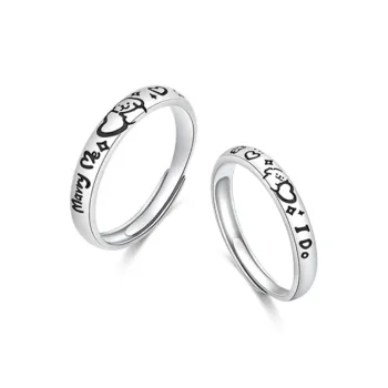 Bailijin S999 Fine Silver Rings Unisex