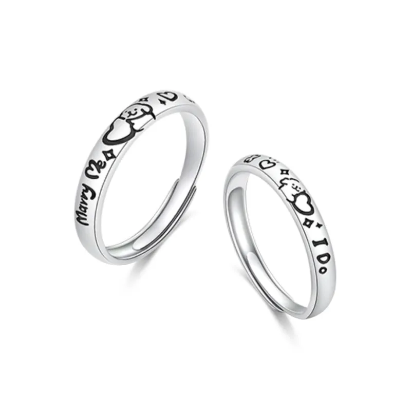 Bailijin S999 Fine Silver Rings Unisex-0