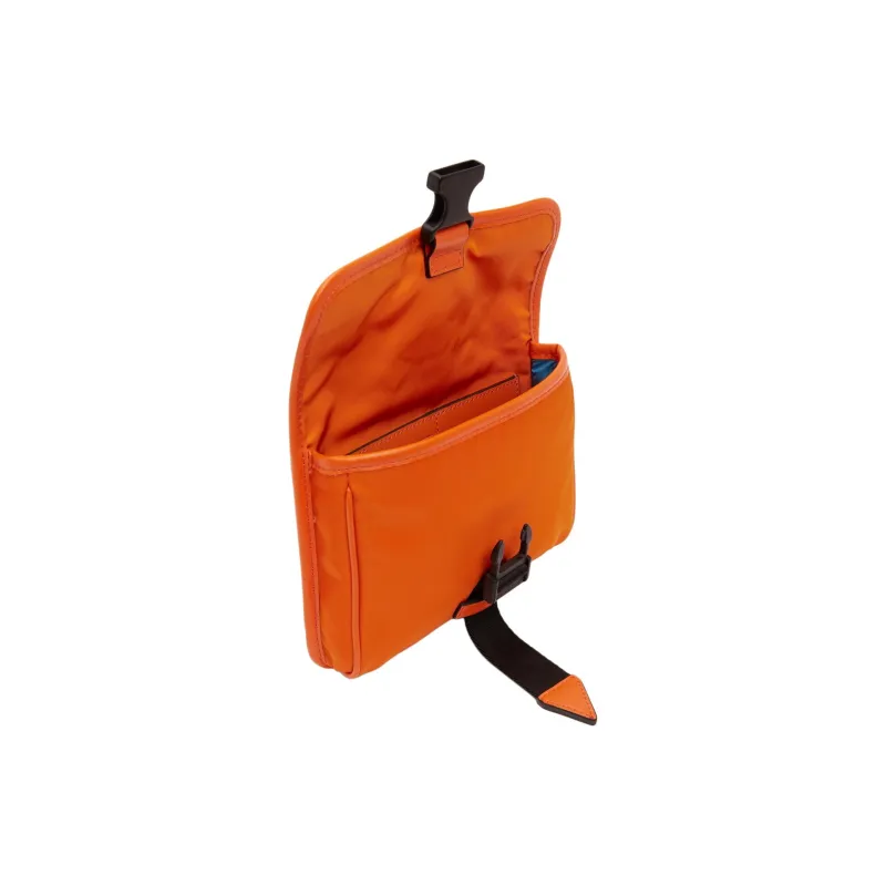 FANSIZHE Nylon Messenger Bag Crossbody Bags Small Size Men's Orange-4