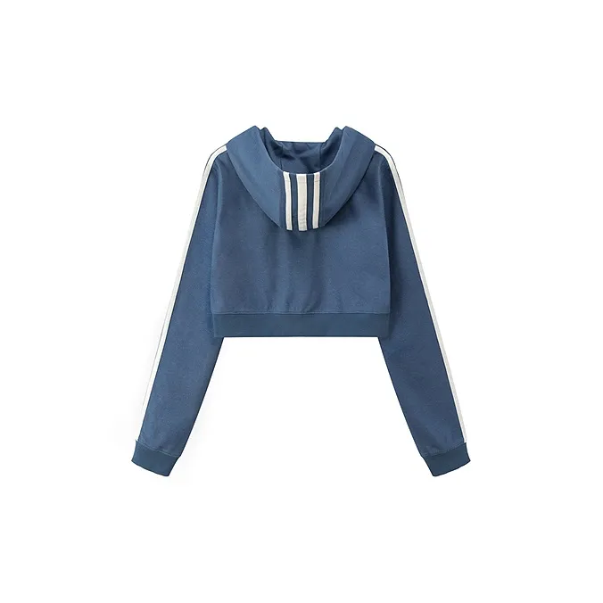 CHUU Cropped Coat Women's Marine Blue-1