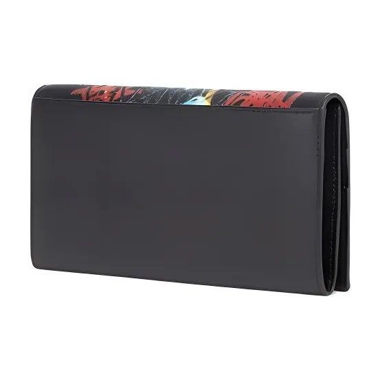 FENDI Cow Leather Wallet Men's Black/Multicolor-1