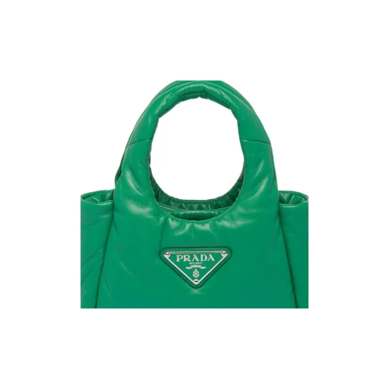 PRADA Leather Handbag Mini Women's Green-3