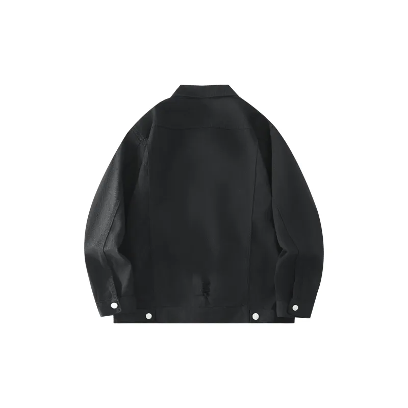 Yiwen Denim Jacket Unisex Black-1