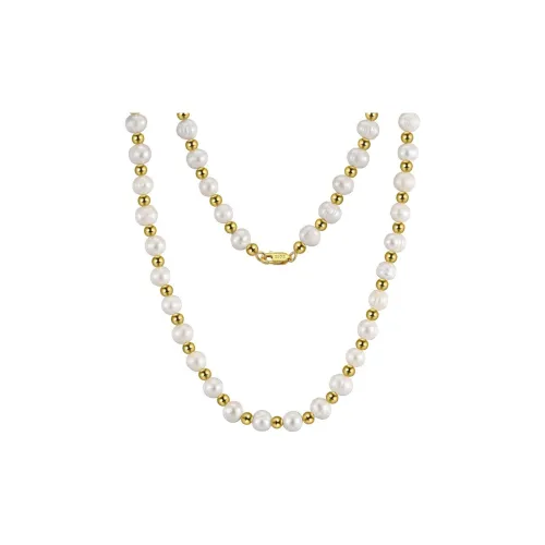 ZHENZHUAOMI Freshwater Pearl Necklaces Men's