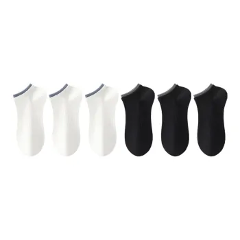 SHIWAJI No Show Socks Men's 6 Pack