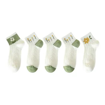 MIIOW Mid-Calf Socks Women's 5 Pack