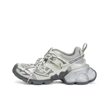 SUGARSU Low Top Chunky Sneakers Women's Mother of Pearl Color