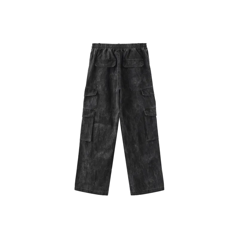 Clubxxhh Casual Pants Unisex Dark Gray-1