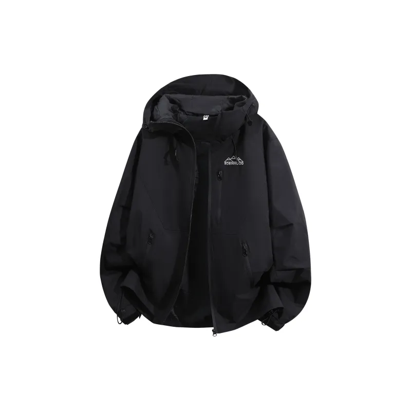 ROBINHOOD Waterproof And Windproof To Keep Warm Windbreaker Jacket Unisex-4